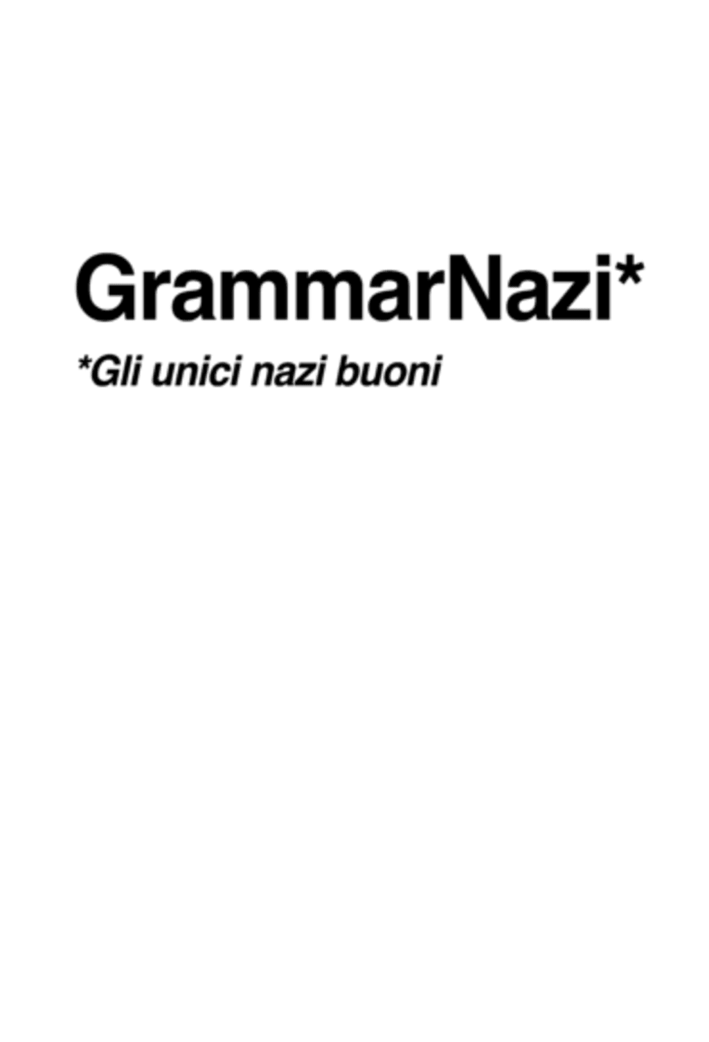 Grammarnazi