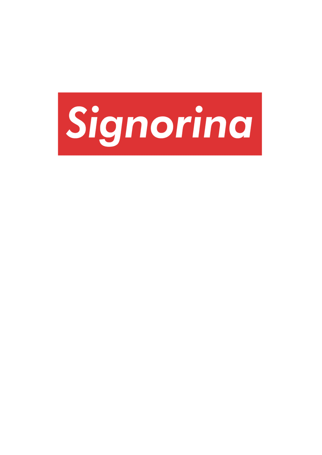 Signorina