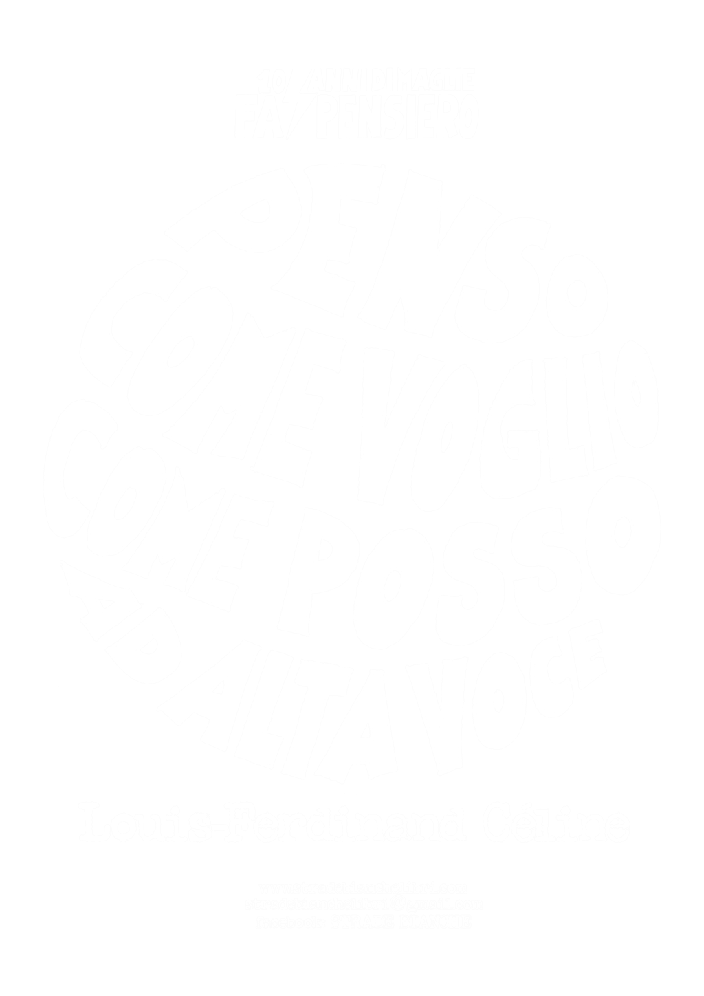 Penso come voglio come posso ad alta voce - Louis-Ferdinand Céline