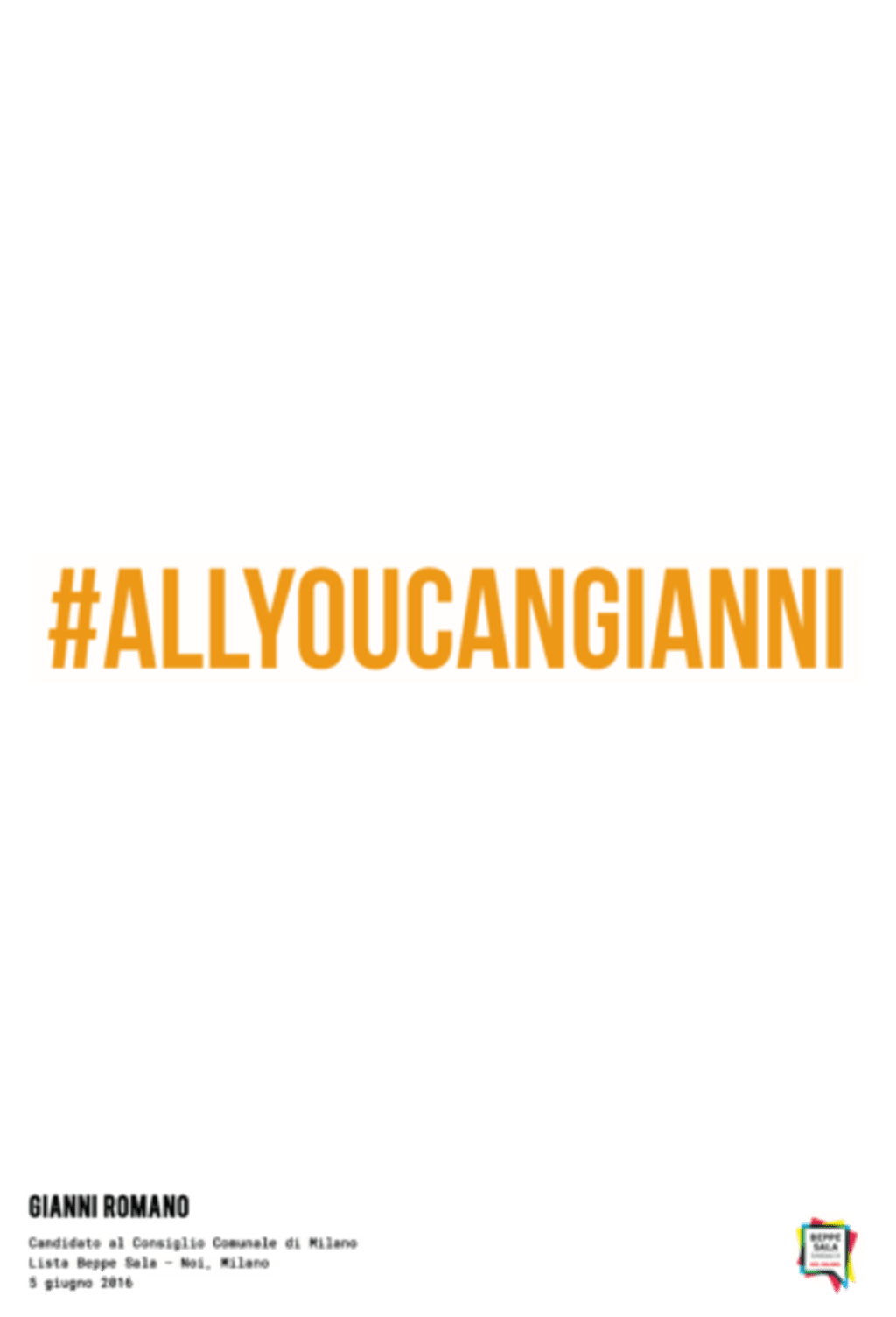 ANDREA QUARTARONE, ALLYOUCANGIANNI