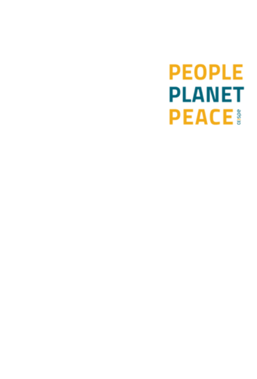 T-shirt People Planet Peace