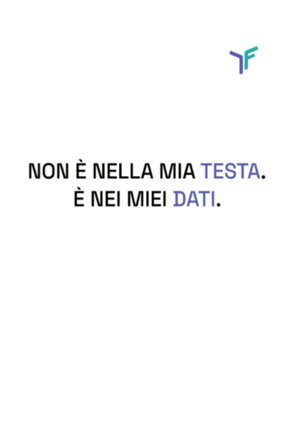 Tech4Fem - Non è nella mia testa, è nei miei dati