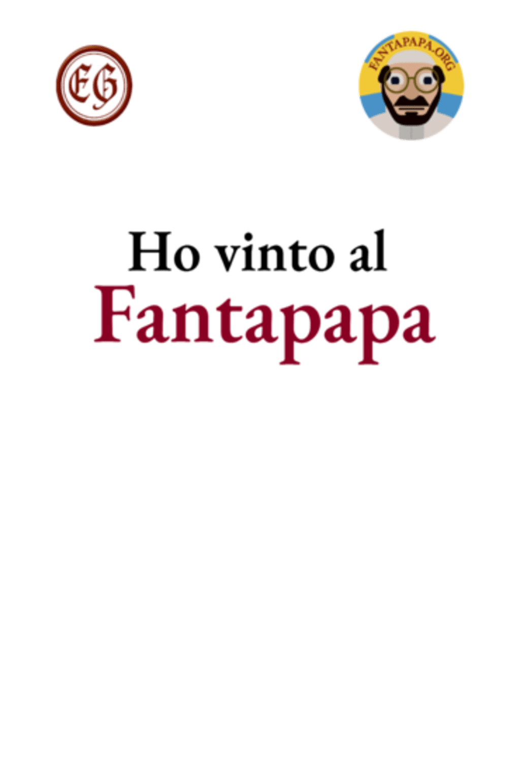 Ho vinto al Fantapapa