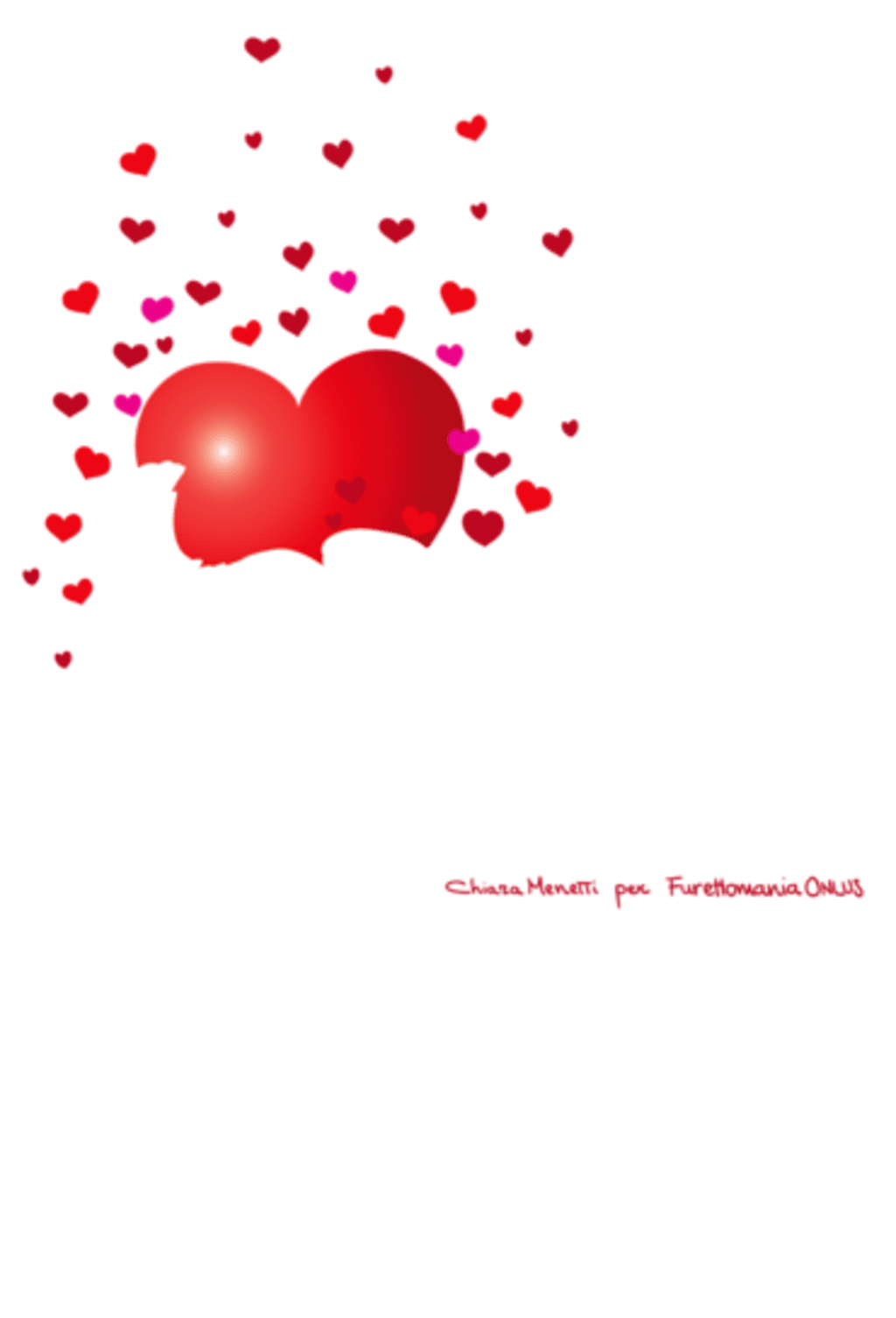 SLEEPING FERRET LOVE - BIANCO