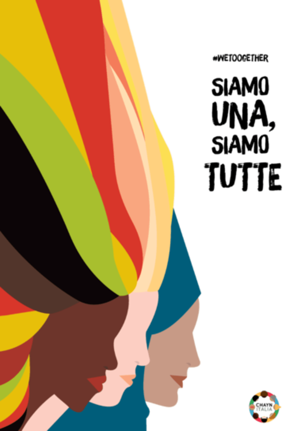 Siamo Una Siamo Tutte (scritta nera)