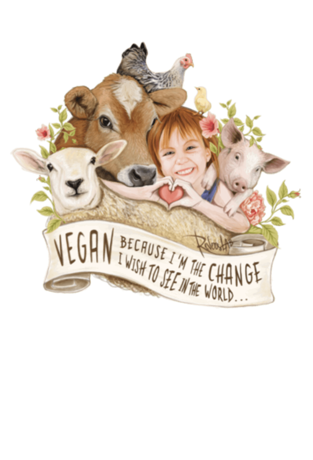 Vegan because... be kind