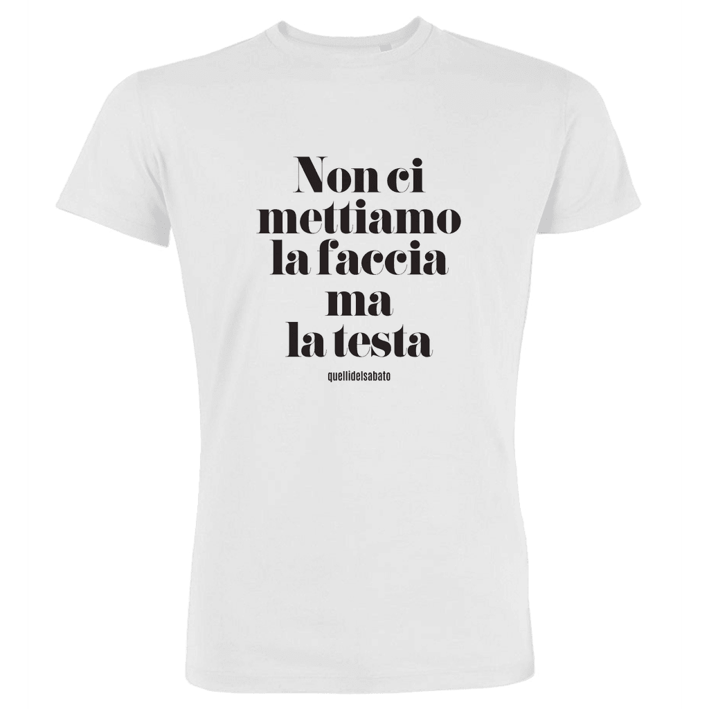 NON CI METTIAMO LA FACCIA MA LA TESTA