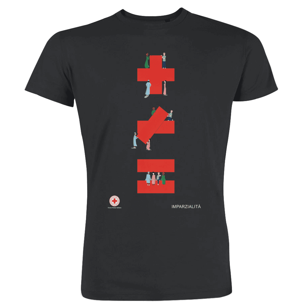 T shirt croce clearance rossa