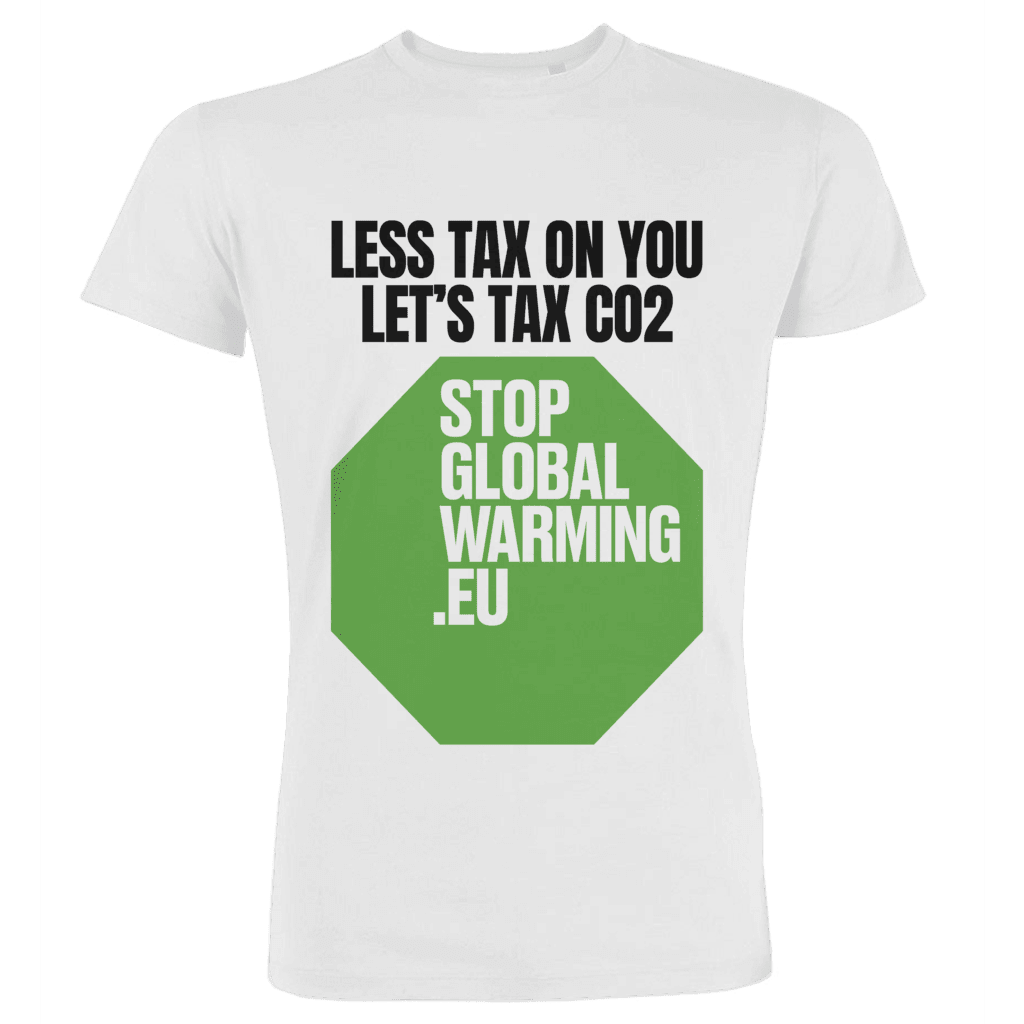 Less tax on you, let's tax CO2!