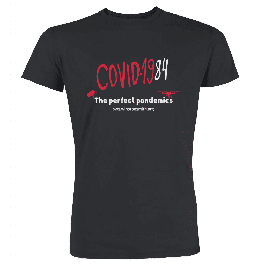 CoViD-1984 The Perfect Pandemics (dark t-shirt)