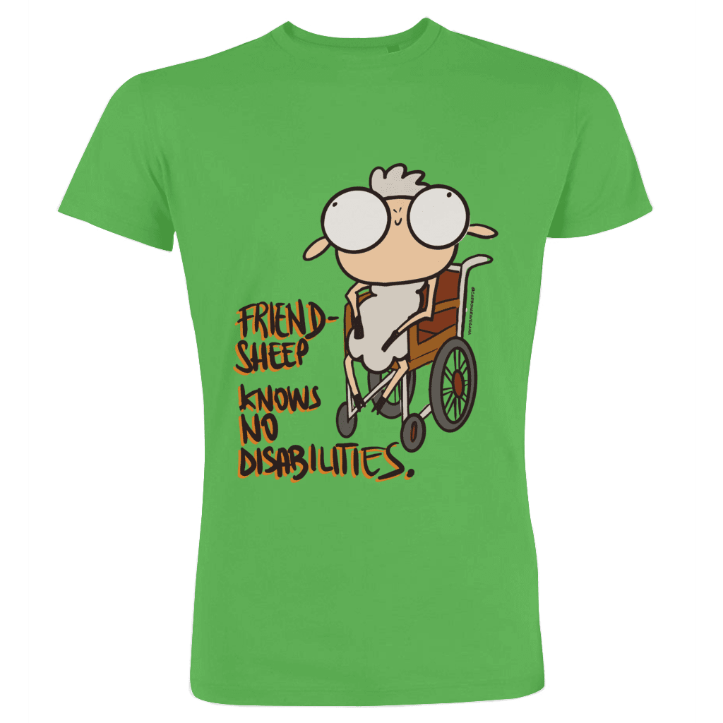 Friend sheep knows no disabilities