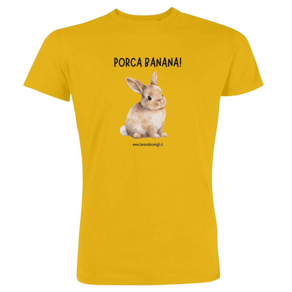 Porca banana (scritta nera)