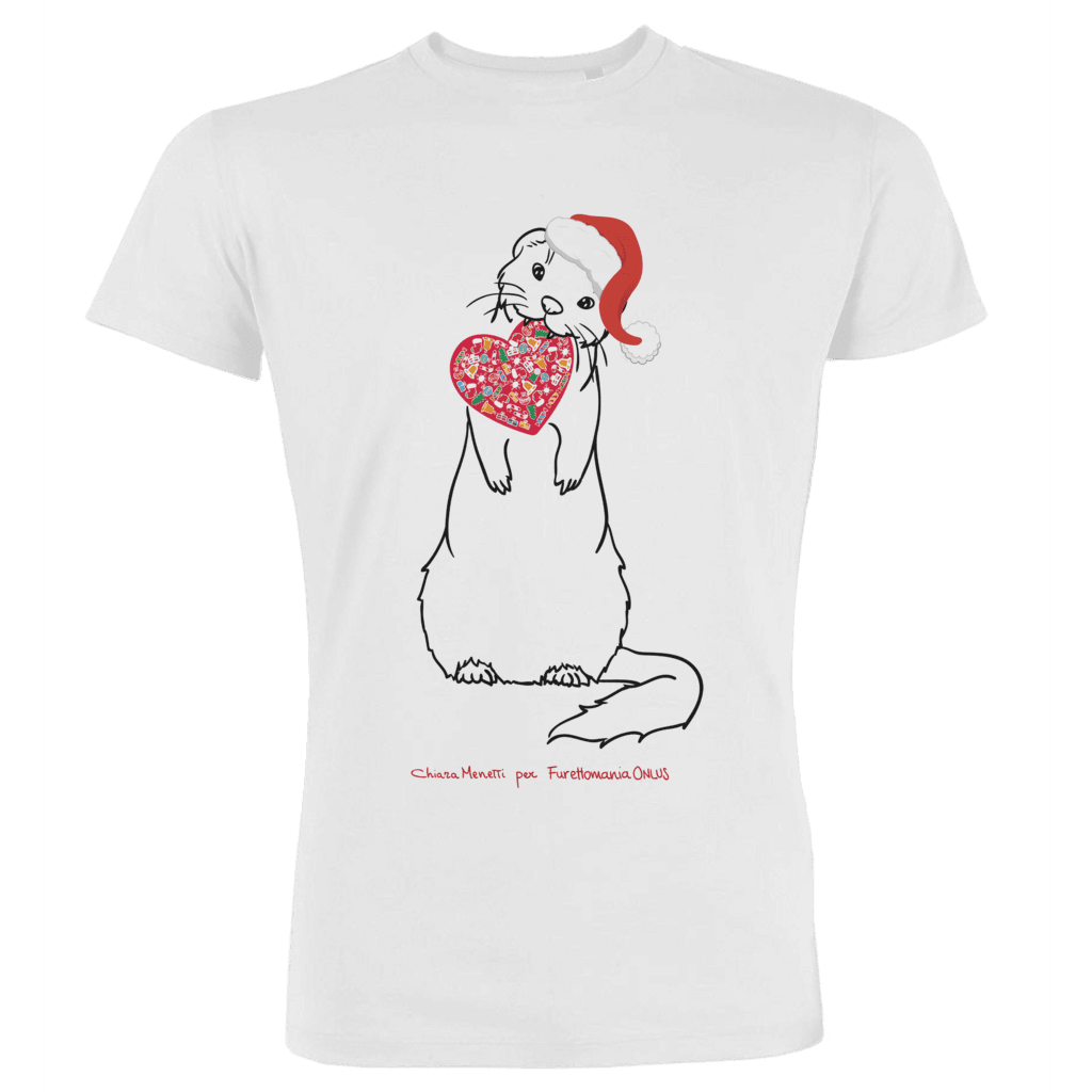 CHRISTMAS FERRET HEART STANDUP